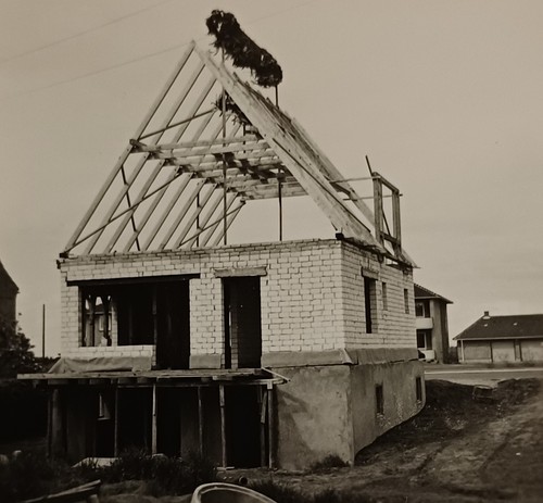 Baustelle hausbau rohbau - baustelle, haus