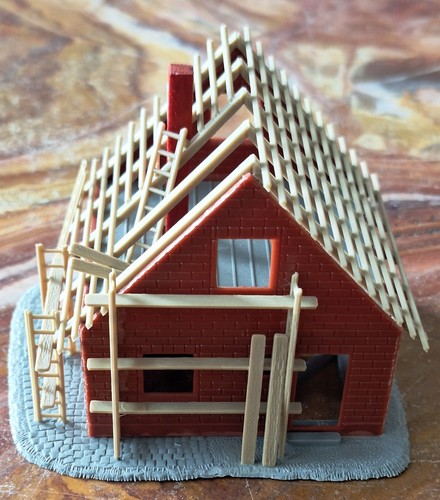 Kleines haus rohbau - haus, im